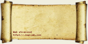 Natalija Kričak vizit kartica